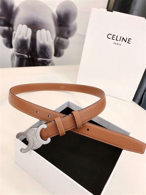 celine triopmhe belt|celine triomphe belt for sale.